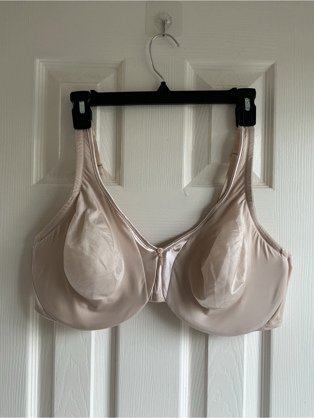 Olga Light Nude Full-Coverage Wireless-Look Bra